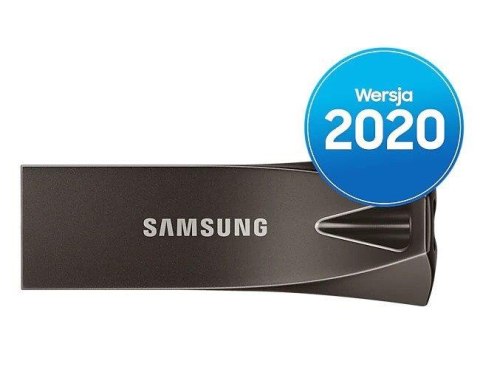 Pendrive Samsung BAR Plus 2020 64GB USB 3.1 Flash Drive 300 MB/s Titan Gray SAMSUNG Pendrive Samsung BAR Plus 2020 64GB USB 3.1 Flash Drive 300 MB/s Titan Gray SAMSUNG
