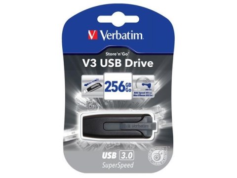 Pendrive Verbatim 256GB V3 USB 3.0 Verbatim Pendrive Verbatim 256GB V3 USB 3.0 Verbatim