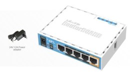 Access Point MikroTik hAP ac lite (650MHz CPU) 32MB RAM, 4x LAN, 2.4GHz 802.11b/g/n, RouterOS L4 Mikrotikls