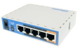 Access Point MikroTik hAPi (650MHz CPU) 64MB RAM, 5x LAN, 2.4GHz 802.11b/g/n, RouterOS L4 Mikrotikls