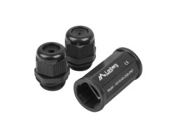 Adapter Lanberg złączka sieciowa RJ-45 - RJ-45 kat.6 ekranowany wodoodporny IP67 LANBERG