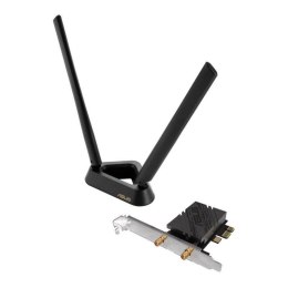 Karta sieciowa Asus PCE-BE92BT PCI-E WiFi 7 (802.11be), 6GHz, Bluetooth 5.4, WPA3 Asus