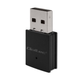 Karta sieciowa Mini Wi-Fi Qoltec Bezprzewodowy BT 4.0 | Standard N Qoltec