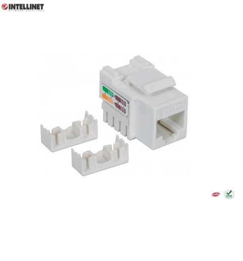Moduł Keystone Intellinet RJ45 UTP Cat.5e, biały Intellinet Moduł Keystone Intellinet RJ45 UTP Cat.5e, biały Intellinet