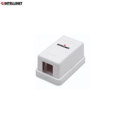 Obudowa gniazda Intellinet natynkowa Keystone, 1 port, biała Intellinet Obudowa gniazda Intellinet natynkowa Keystone, 1 port, biała Intellinet
