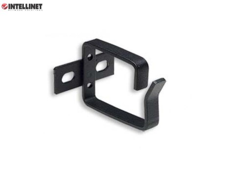 Organizer Kabli Intellient Rack 19" pojedynczy uchwyt, czarny Intellinet
