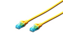 Patchcord DIGITUS UTP kat. 5e 2m PVC żółty Digitus