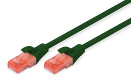 Patchcord DIGITUS UTP kat. 6 0,5m PVC zielony Digitus