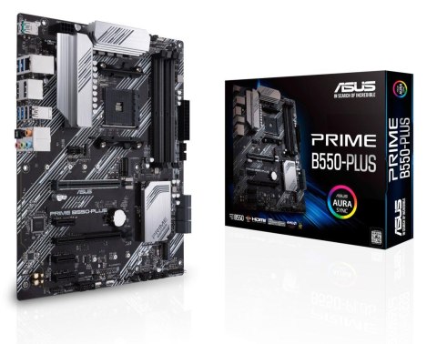 Płyta Asus PRIME B550-PLUS /AMD B550/SATA3/M.2/USB3.1/PCIe4.0/AM4/ATX Asus Płyta Asus PRIME B550-PLUS /AMD B550/SATA3/M.2/USB3.1/PCIe4.0/AM4/ATX Asus