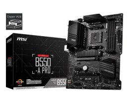 Płyta MSI B550-A PRO /AMD B550/DDR4/SATA3/M.2/USB3.1/PCIe4.0/AM4/ATX MSI