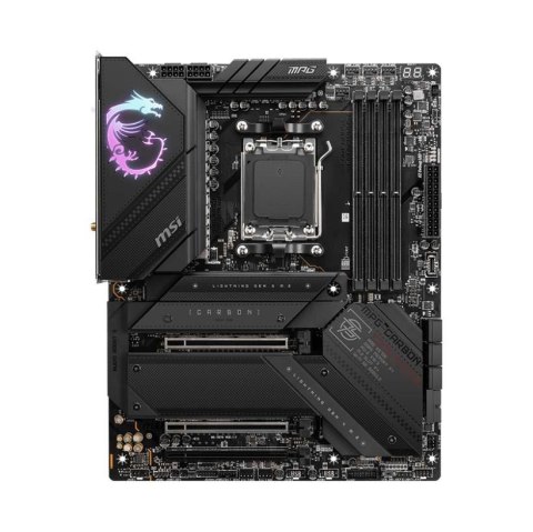 Płyta MSI MPG X670E CARBON WIFI /AMD X670/DDR5/SATA3/M.2/USB3.2/WiFi/BT/PCIe5.0/AM5/ATX MSI Płyta MSI MPG X670E CARBON WIFI /AMD X670/DDR5/SATA3/M.2/USB3.2/WiFi/BT/PCIe5.0/AM5/ATX MSI
