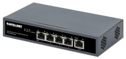 Switch niezarządzalny Intellinet 4x 10/100/1000 Mbps PoE 25W/65W + 1x PoE PD 95W Intellinet