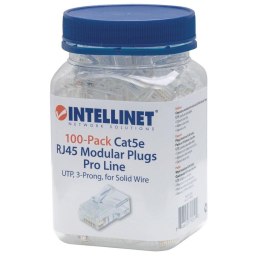 Wtyk Intellinet RJ45 8P/8C UTP Cat.5/drut 100szt. Intellinet