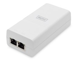 Zasilacz/Adapter PoE DIGITUS 802.3af max. 48V 15.4W Gigabit aktywny, biały Digitus