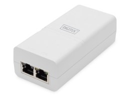Zasilacz/Adapter PoE+ DIGITUS 802.3at max. 52V 30W Gigabit aktywny, biały Digitus