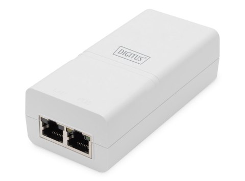 Zasilacz/Adapter PoE+ DIGITUS 802.3at max. 52V 30W Gigabit aktywny, biały Digitus
