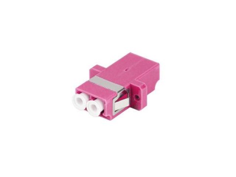 Adapter światłowodowy Lanberg MM LC/UPC DUPLEX OM4 LANBERG Adapter światłowodowy Lanberg MM LC/UPC DUPLEX OM4 LANBERG