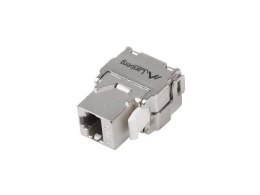 Moduł Keystone Lanberg gniazdo RJ45 -> LSA beznarzędziowy FTP kat.6 180° do puszki montażowej LANBERG