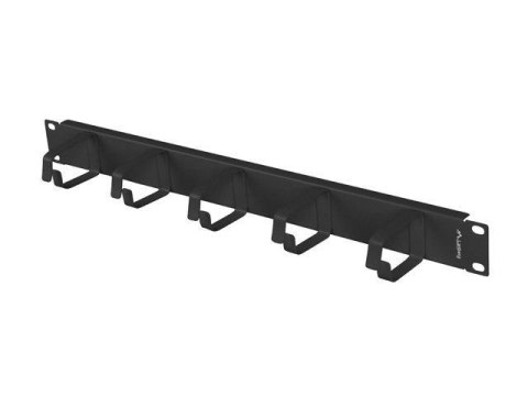 Organizer kabli Lanberg AK-1701-B 19" 1U z 5 metalowymi uchwytami typ B czarny LANBERG Organizer kabli Lanberg AK-1701-B 19" 1U z 5 metalowymi uchwytami typ B czarny LANBERG