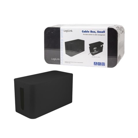 Organizer kabli LogiLink KAB0060 CableBox M, czarny LogiLink Organizer kabli LogiLink KAB0060 CableBox M, czarny LogiLink