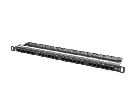 Patch panel Lanberg PPU5-0024-B 24 port 0.5U kat.5e czarny LANBERG Patch panel Lanberg PPU5-0024-B 24 port 0.5U kat.5e czarny LANBERG