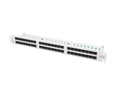 Patch panel Lanberg PPU5-1048-S 48 port 1U kat.5e szary LANBERG Patch panel Lanberg PPU5-1048-S 48 port 1U kat.5e szary LANBERG