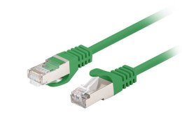 Patchcord Lanberg FTP kat.6 0,5m zielony 10-pack LANBERG