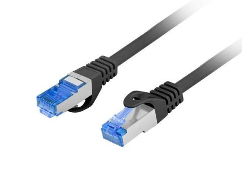 Patchcord Lanberg S/FTP kat.6A 0,25m LSZH CCA fluke passed czarny LANBERG Patchcord Lanberg S/FTP kat.6A 0,25m LSZH CCA fluke passed czarny LANBERG