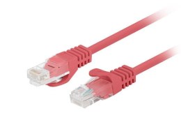 Patchcord Lanberg UTP kat.5e 1,5m czerwony 10-Pack LANBERG