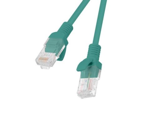 Patchcord Lanberg UTP kat.5e 30m zielony fluke passed LANBERG