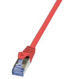 Patchcord LogiLink CQ3034S Cat.6A S/FTP 1m czerwony LogiLink