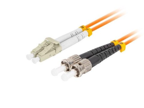 Patchcord światłowodowy Lanberg MM ST/UPC-LC/UPC DUPLEX 3.0MM OM2 50/125 LSZH 10m pomarańczowy LANBERG Patchcord światłowodowy Lanberg MM ST/UPC-LC/UPC DUPLEX 3.0MM OM2 50/125 LSZH 10m pomarańczowy LANBERG