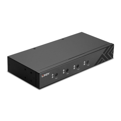 Przełącznik KVM LINDY 4-portowy USB 2.0 & Audio KM Switch LINDY