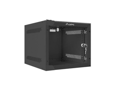Szafa instalacyjna Rack wisząca 10" 4U 280x310mm czarna Lanberg (flat pack) LANBERG Szafa instalacyjna Rack wisząca 10" 4U 280x310mm czarna Lanberg (flat pack) LANBERG