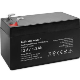 Akumulator AGM Qoltec 12V | 1.3Ah Qoltec