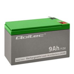 Akumulator AGM Qoltec 12V | 9Ah Qoltec