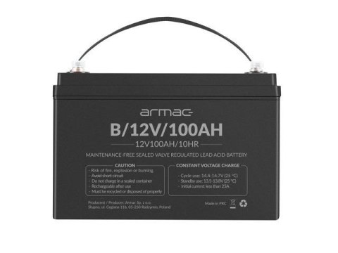 Akumulator Armac VRLA AGM 12V/100AH Uniwersalny ARMAC