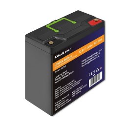 Akumulator LiFePO4 Qoltec Litowo-Żelazowo-Fosforanowy | 12.8V | 24Ah | 307.2Wh | BMS Qoltec