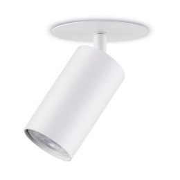 Oprawa podtynkowa / tuba Maclean MCE364 W, punktowa, okrągła, aluminiowa, GU10, 55x100mm, biała Maclean