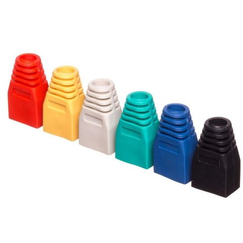 Osłonka na wtyk RJ45 8p mix kolorów (100 szt) Netrack NETRACK Osłonka na wtyk RJ45 8p mix kolorów (100 szt) Netrack NETRACK
