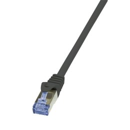 Patchcord LogiLink CQ4023S Cat.6A/7 600 MHz S/FTP PIMF 0,50m czarny LogiLink