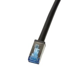Patchcord LogiLink CQ7033S Cat.6A S/FTP PVC+PE 1m czarny LogiLink