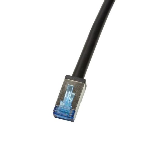 Patchcord LogiLink CQ7103S Cat.6A S/FTP PVC+PE 15m czarny LogiLink Patchcord LogiLink CQ7103S Cat.6A S/FTP PVC+PE 15m czarny LogiLink