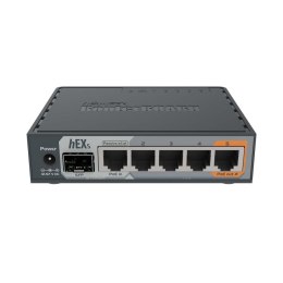Router MikroTik hEX S RB760iGS 5x 1GbE USB PoE SFP Mikrotikls