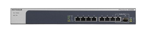 Switch niezarządzalny Netgear XS508M ProSafe Switch PoE+ LAN 7x10G 1xSFP+/COMBO Netgear Switch niezarządzalny Netgear XS508M ProSafe Switch PoE+ LAN 7x10G 1xSFP+/COMBO Netgear