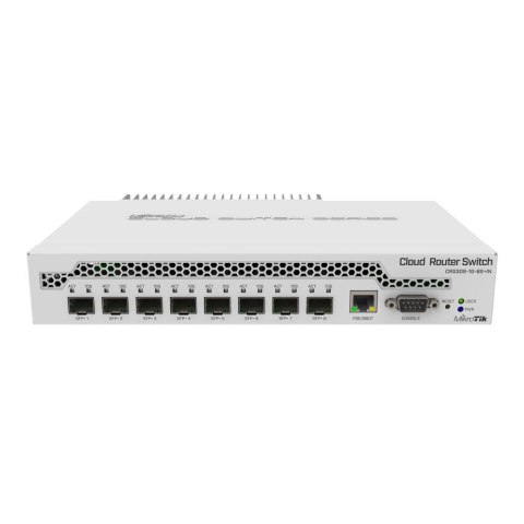 Switch zarządzalny MikroTik CRS309-1G-8S+IN 1x1GbE 8x10GbE SFP+ RS232 PoE Mikrotikls Switch zarządzalny MikroTik CRS309-1G-8S+IN 1x1GbE 8x10GbE SFP+ RS232 PoE Mikrotikls