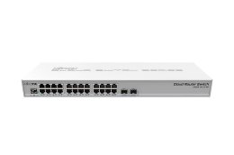 Switch zarządzalny MikroTik CRS326-24G-2S+RM 24 x10/100/1000 2 x 10000 SFP+ Mikrotikls