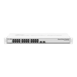 Switch zarządzalny MikroTik CSS326-24G-2S+RM 24x 1GbE 2x 10GbE SFP+ Mikrotikls
