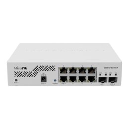 Switch zarządzalny MikroTik CSS610-8G-2S+IN 8x1GbE 2xSFP+ PoE Mikrotikls