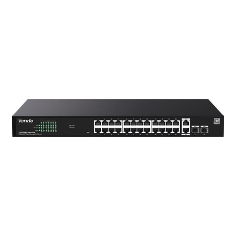 Switch zarządzalny Tenda TEG2228P-24-410W 26x1GbE + 2SFP PoE 410W Tenda